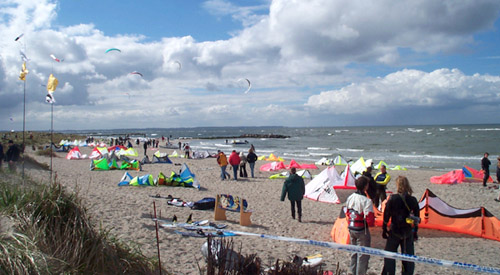 Kites am Strand